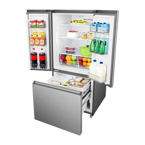 Foto 5 | Refrigerador Hisense 22 Pies Cúbicos Gris French Door Rf22n6fcx