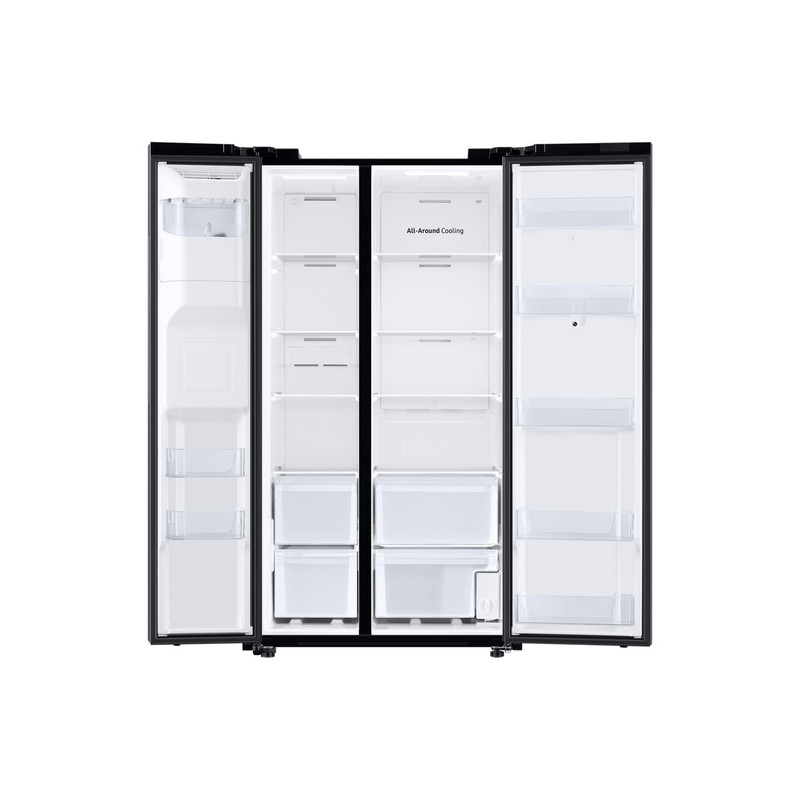 Foto 6 pulgar | Refrigerador Samsung Sbs 22 Pies Pantalla Family Hub Negro
