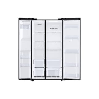 Foto 5 | Refrigerador Samsung Sbs 22 Pies Pantalla Family Hub Negro
