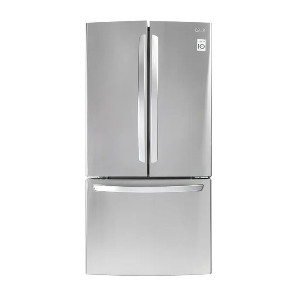 Foto 2 pulgar | Refrigerador Inverter 22 Pies French Door Acero Inox Lg