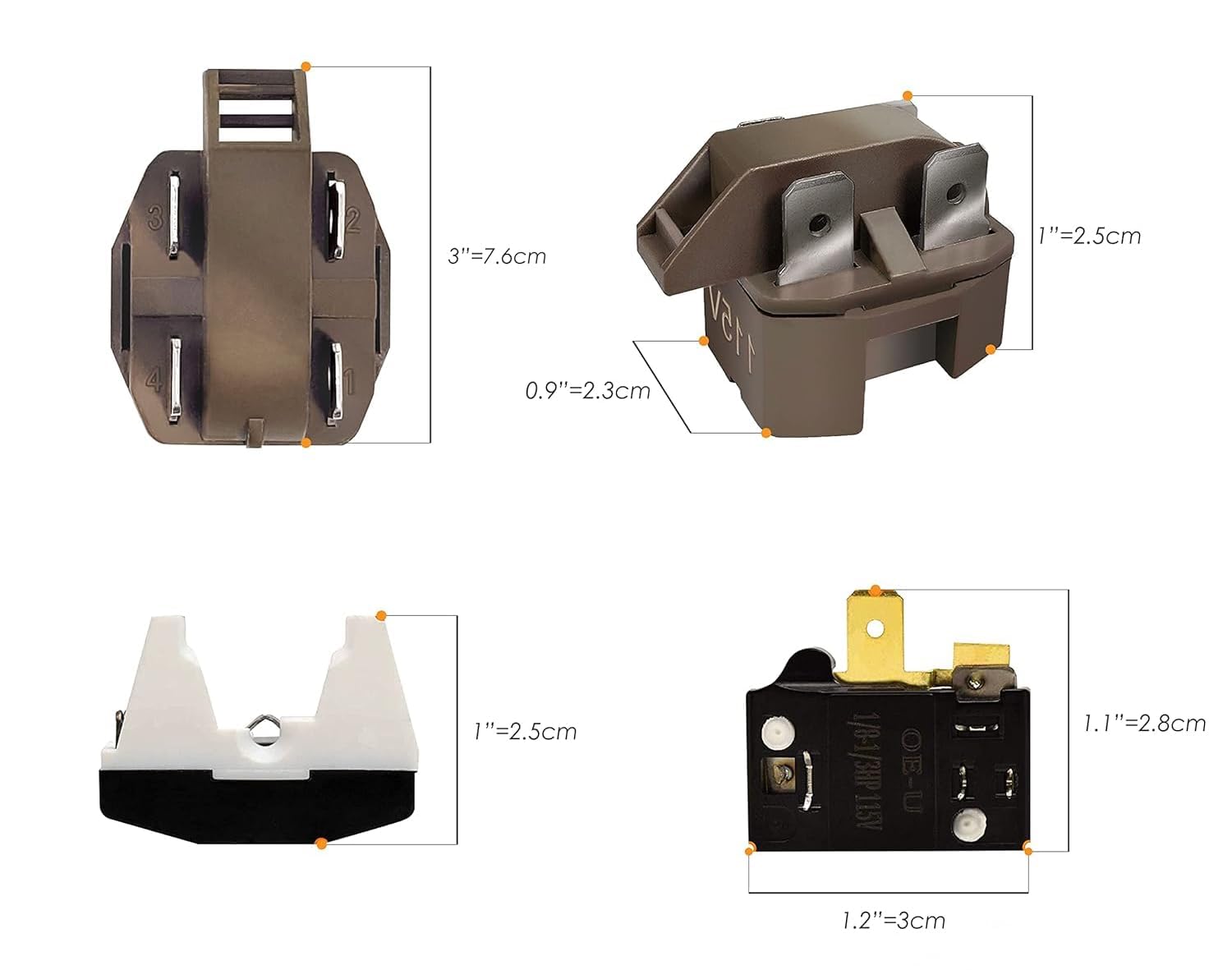 Foto 4 pulgar | Kit De Relé De Sobrecarga Para Refrigerador/congelador Para Frigidaire, Whir - Venta Internacional.