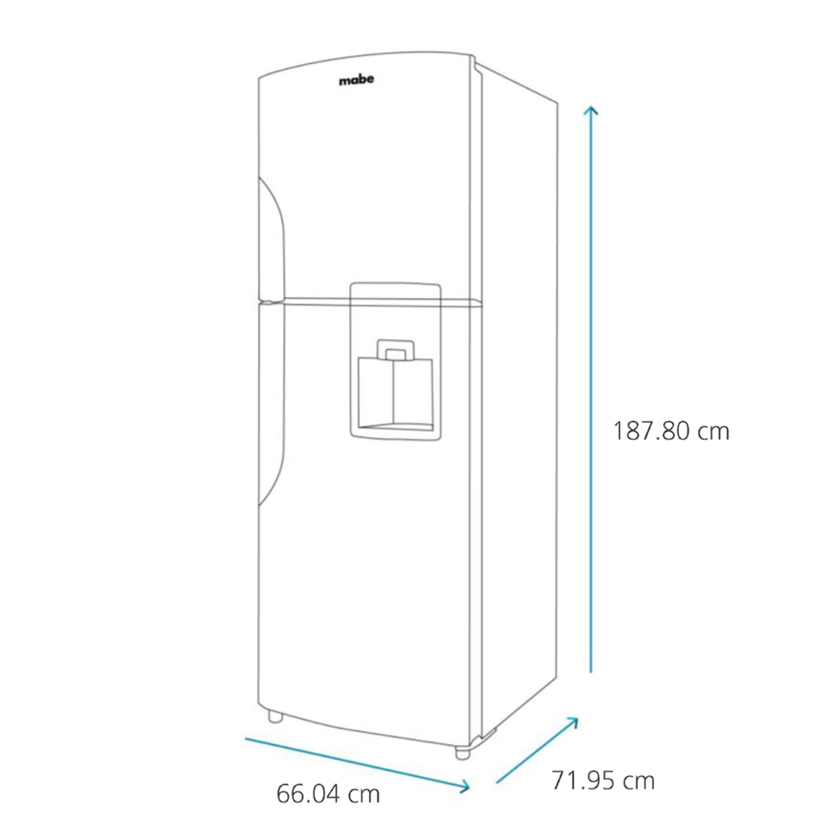 Foto 6 pulgar | Refrigerador Mabe Automático 15 Pies 400 L Inox Mate