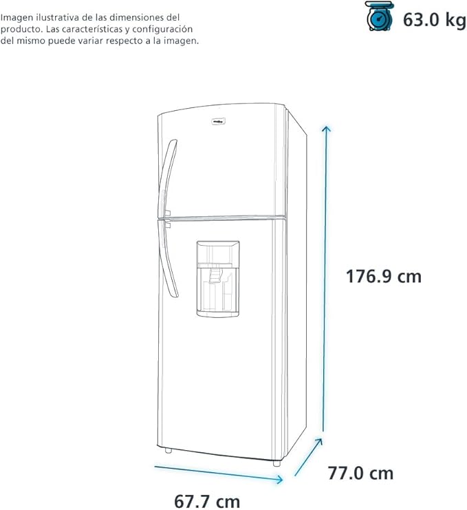 Foto 3 pulgar | Refrigerador Mabe Rme360fdmrp0 14 Pies