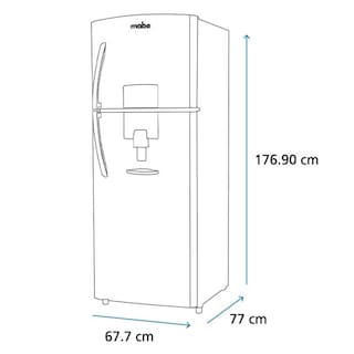Foto 5 | Refrigerador Automático Mabe 14 Pies 360 L Dark Silver