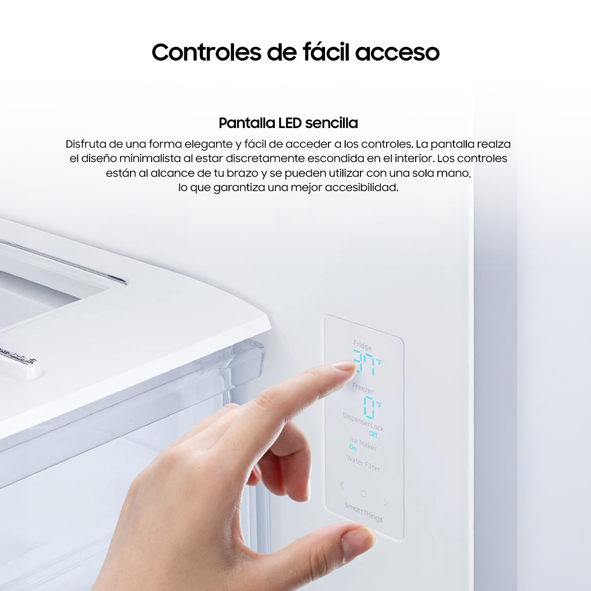Foto 6 pulgar | Refrigerador Samsung French Door 3 Puertas 22 Pies Auto Ice Maker Gris