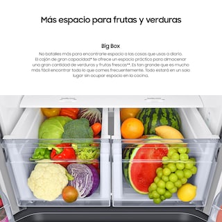 Foto 6 | Refrigerador Samsung French Door 3 Puertas 22 Pies Auto Ice Maker Gris