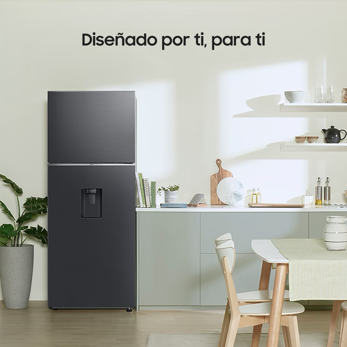 Foto 3 pulgar | Refrigerador Samsung Top Mount Ai 15ft Dispensador Gris