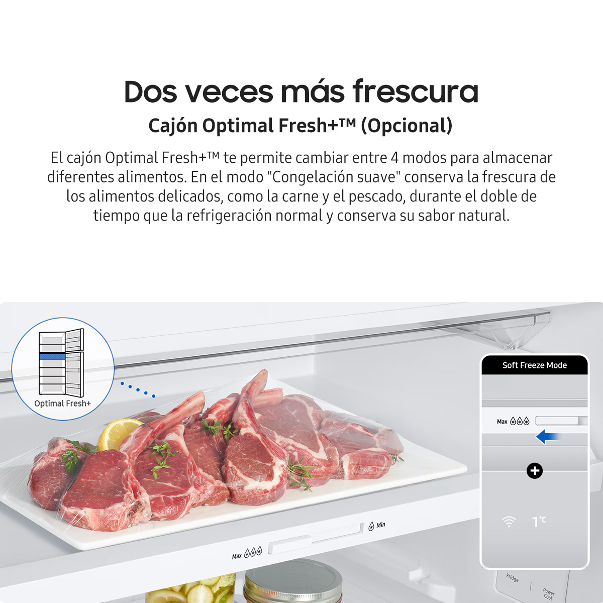 Foto 4 pulgar | Refrigerador Samsung Top Mount Ai 15ft Dispensador Gris