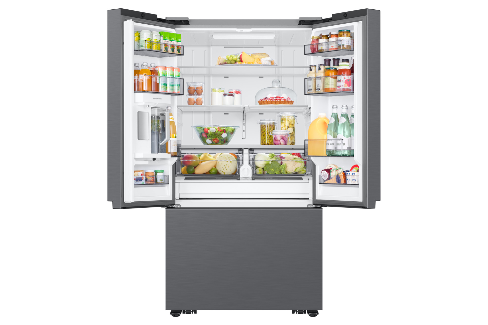 Foto 6 pulgar | Refrigerador Samsung French Door 32ft Beverage Center Plata