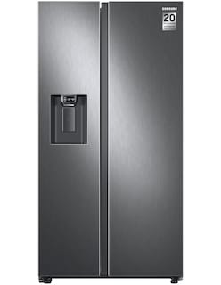 Foto 1 | Refrigerador Samsung Sbs 22ft Despachador De Agua Negro