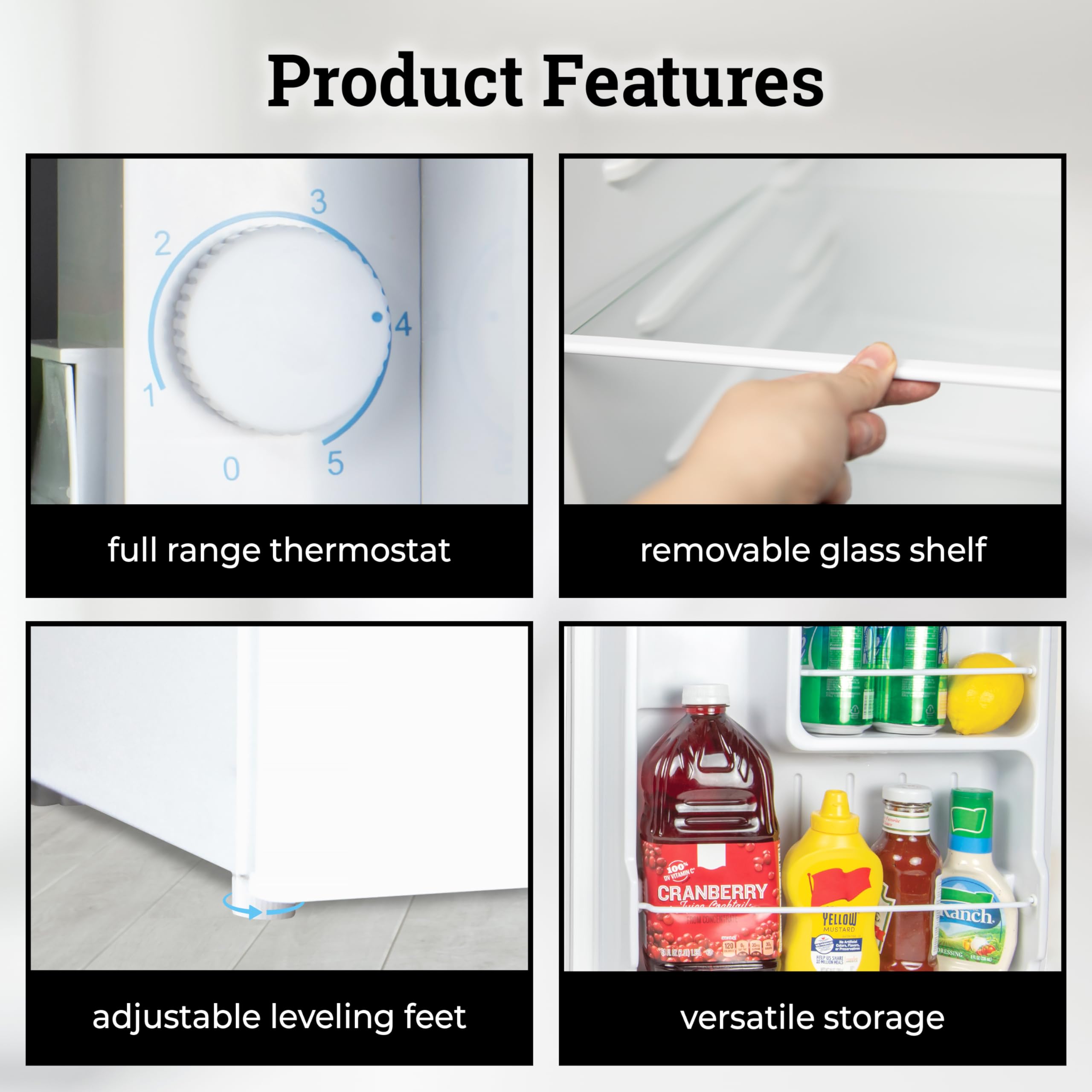 Foto 4 pulgar | Refrigerador Igloo Irf16wh6a 1.6l  Estantes De Vidrio  Blanco - Venta Internacional.