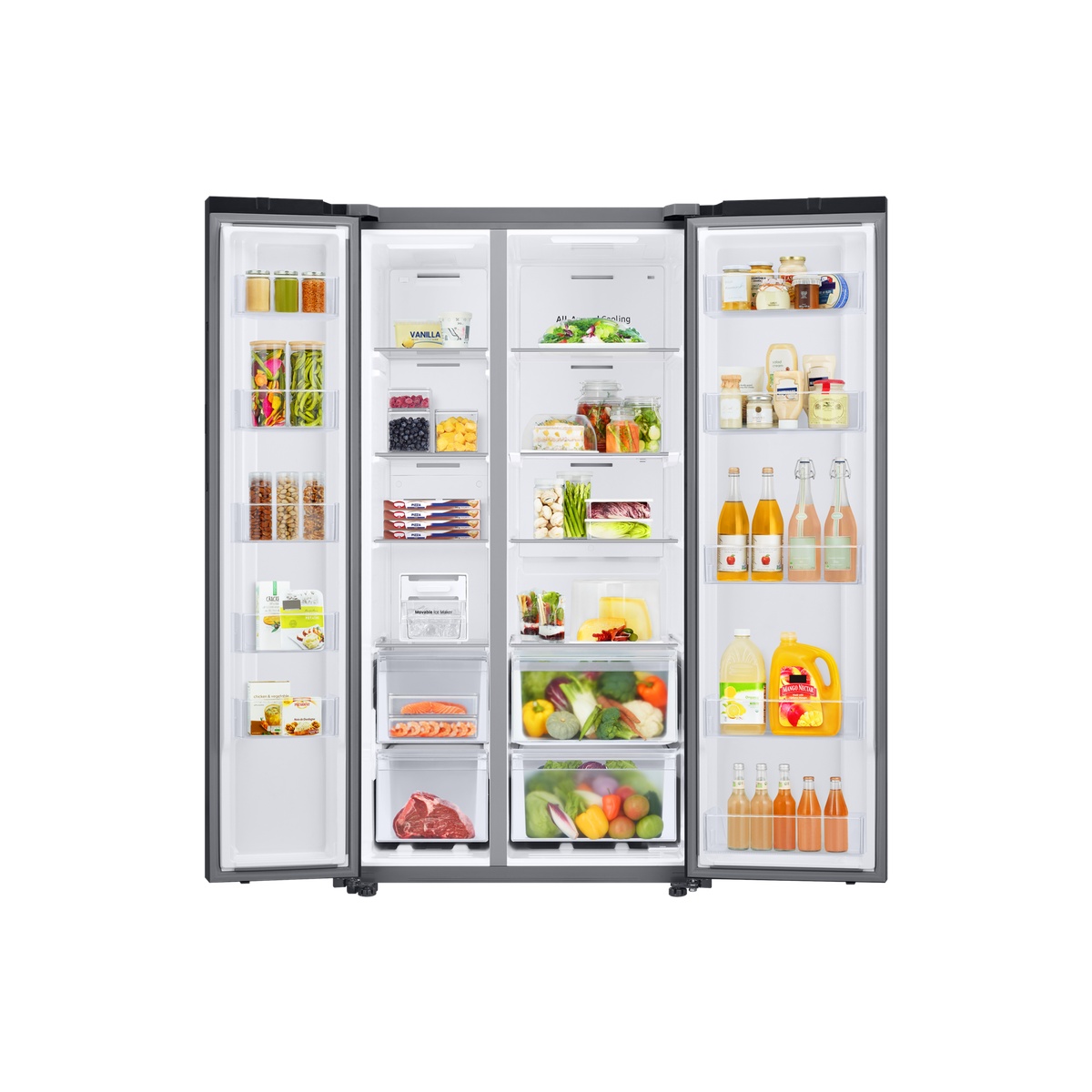 Foto 6 pulgar | Refrigerador Samsung Bespoke Ai Side By Side 28ft Acero
