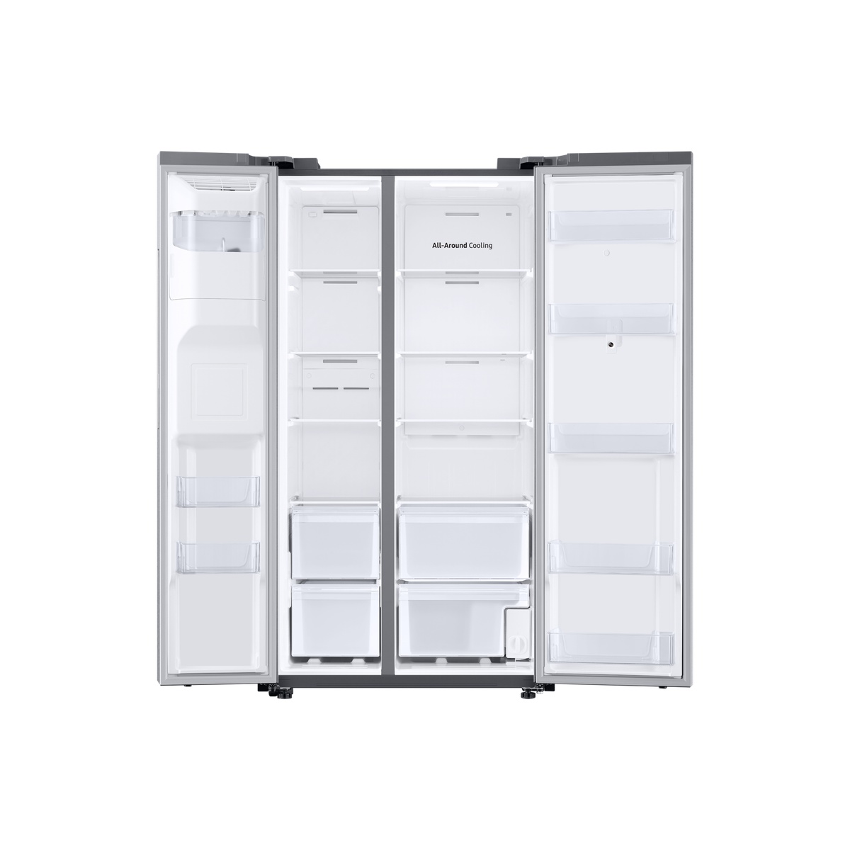 Foto 6 pulgar | Refrigerador Samsung Side By Side 22ft Family Hub Acero