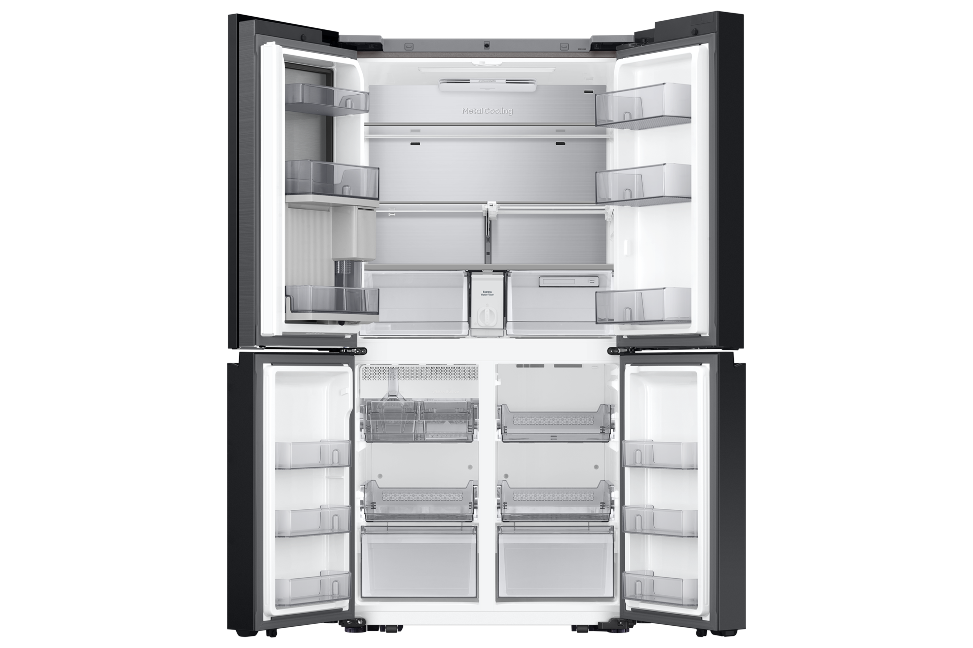 Foto 5 pulgar | Refrigerador Samsung Bespoke 29 Pies Plateado RF29DB9950QDEM