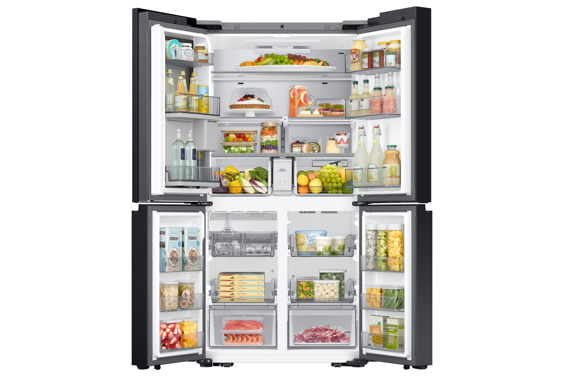 Foto 6 pulgar | Refrigerador Samsung Bespoke 29 Pies Plateado RF29DB9950QDEM