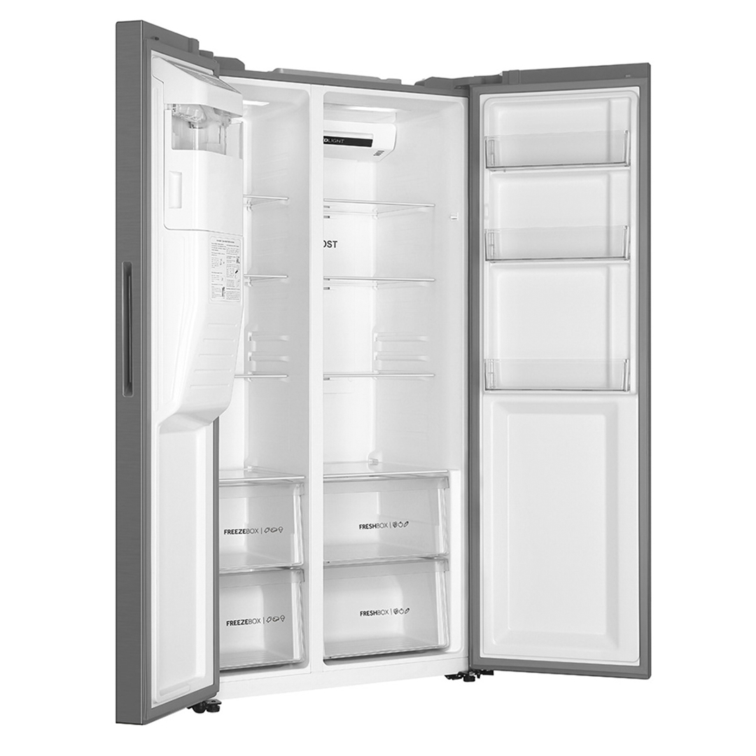 Foto 6 pulgar | Refrigerador Side By Side 521 L (19 Pies) Inoxidable Haier - Hsm541hmnss0