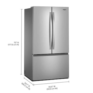 Foto 4 | Refrigerador Whirlpool French Door Xpert Inverter 31 Pies WRFF3136SZ Gris