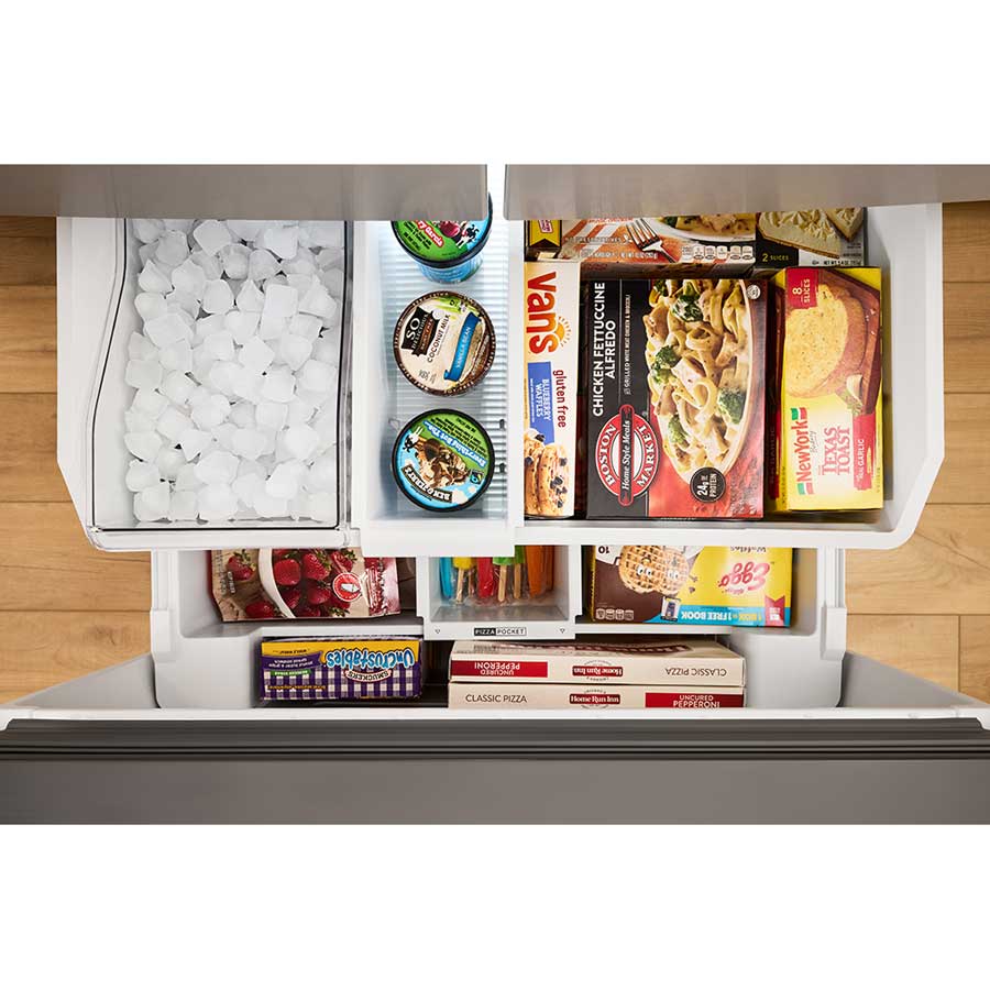 Foto 7 pulgar | Refrigerador Whirlpool French Door Xpert Inverter 31 Pies WRFF3136SZ Gris