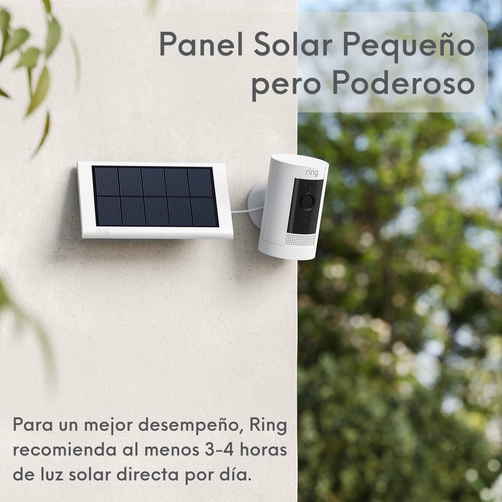 Foto 7 pulgar | Panel Solar Ring color Blanco