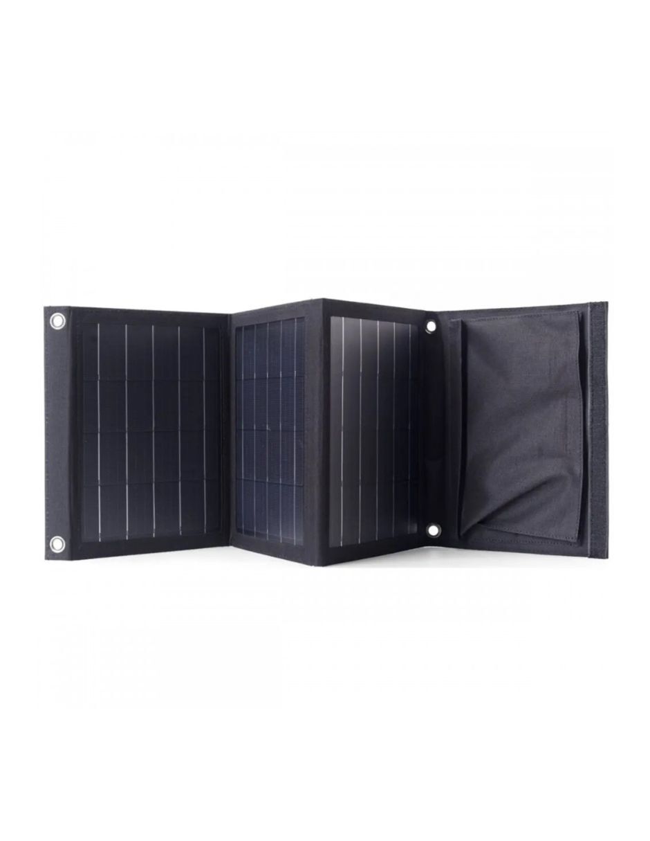 Cargador Portátil Choetech Con Paneles Solares 22 W Color Negro