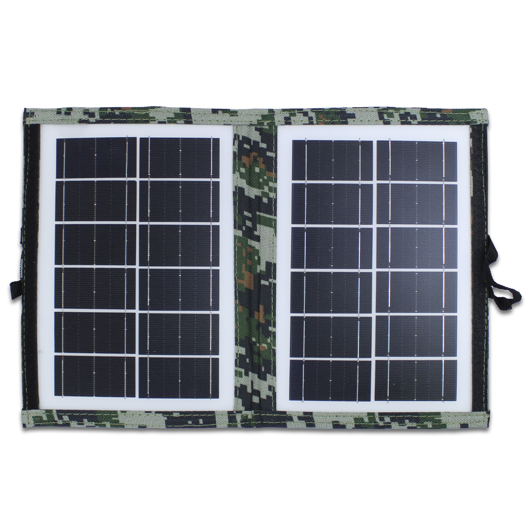 Foto 4 | Panel Solar Verde Militar Cargador De Emergencia
