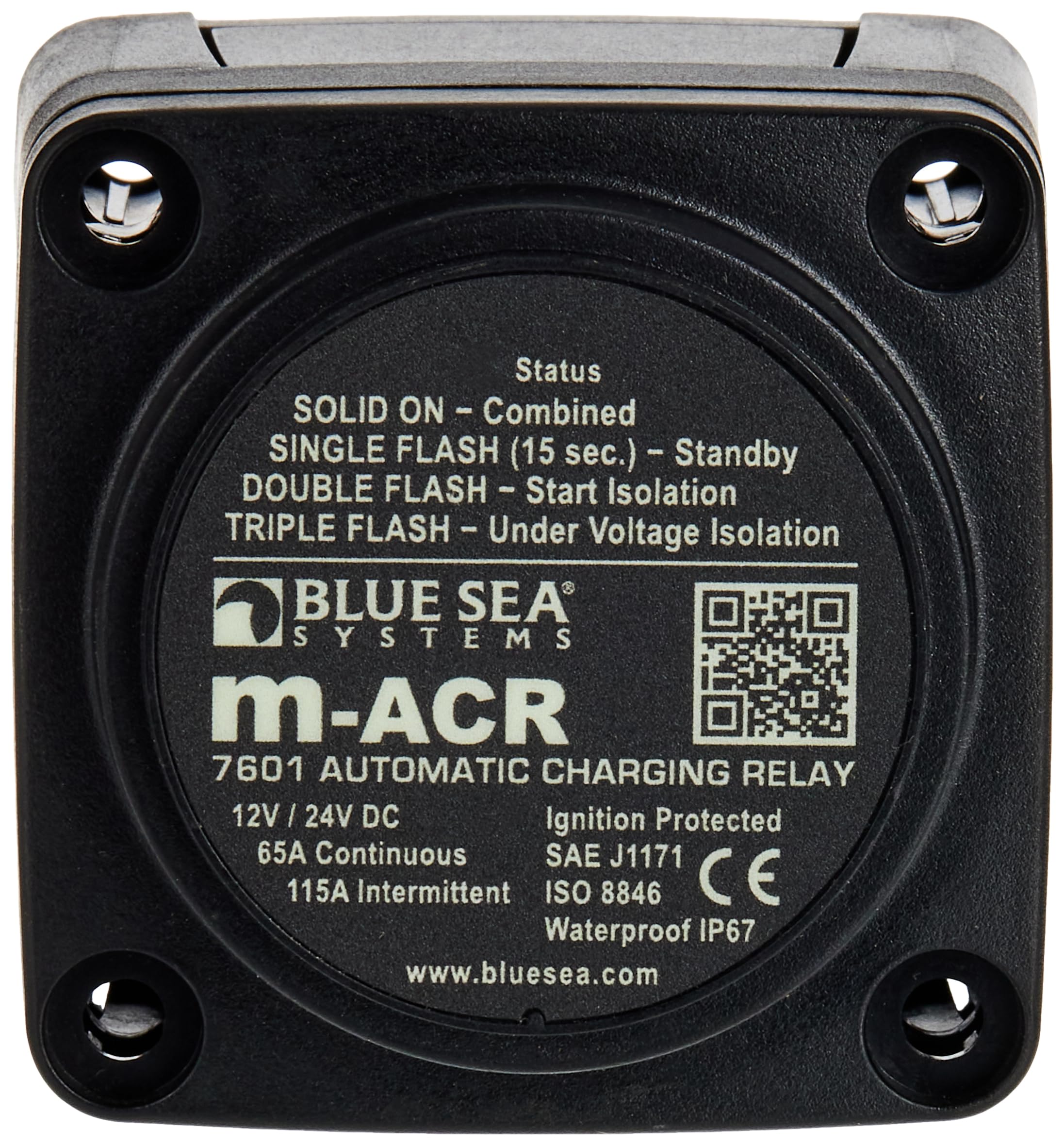 Foto 3 | Relé De Carga Automático Blue Sea Systems 7601 M-series 65a - Venta Internacional.
