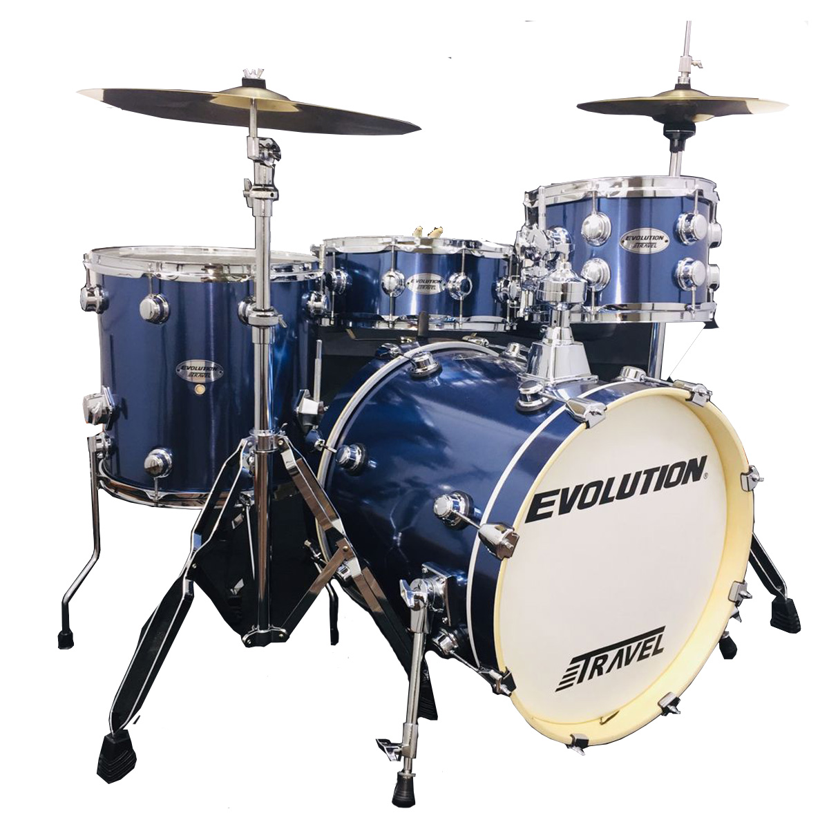 Foto 1 | Batería Evolution 4 Piezas color Azul  Modelo Jpx4-bls003