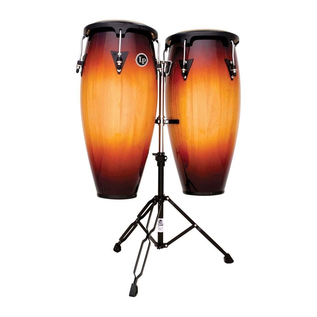 Juego de Congas LATIN PERCUSSION LPA646-VSB Color Ocre de 10” y 11” $15,040