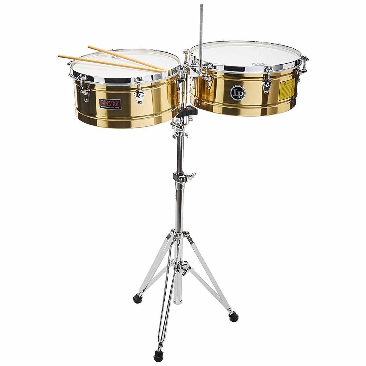 Foto 2 pulgar | Timbales Latin Percussion Lp1415-b color Dorado