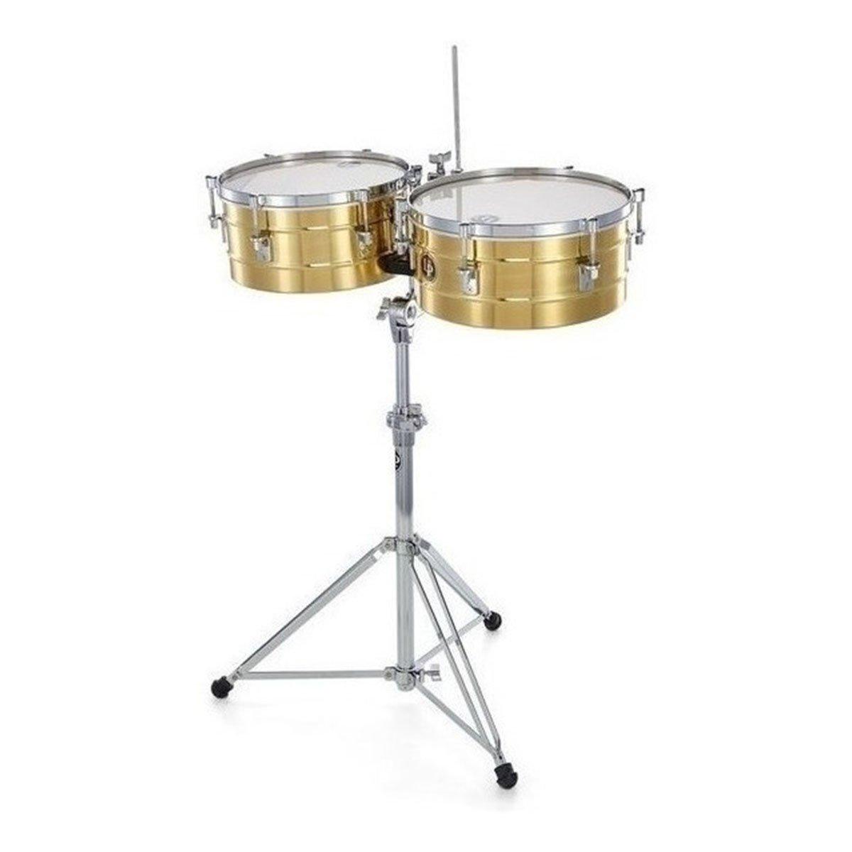 Foto 2 | Timbales Serie Signature Tito Puente Latin Percussion LP256-B Dorado de 13" y 14"