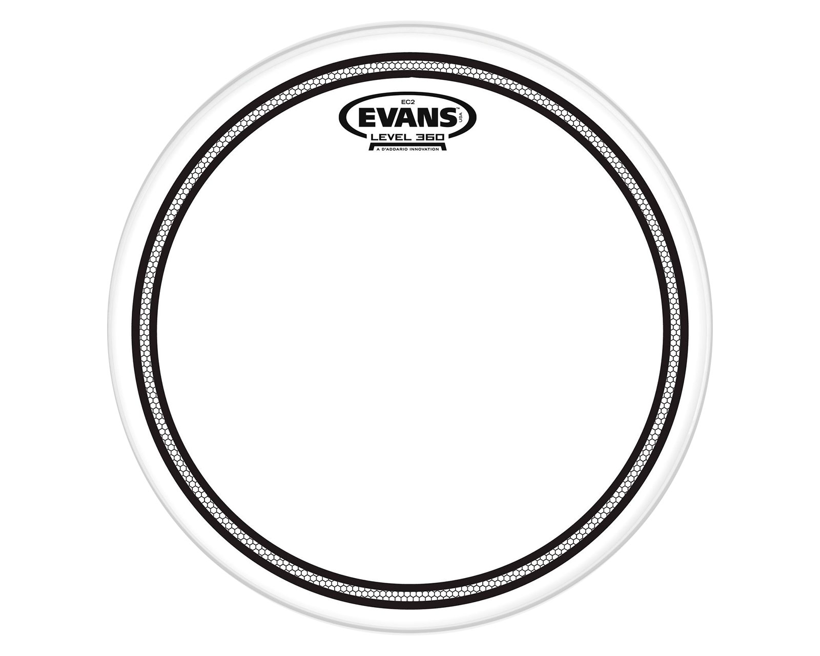 Parche De Batería Evans Para Tom De 12'' Evans B12ec2s Color Blanco