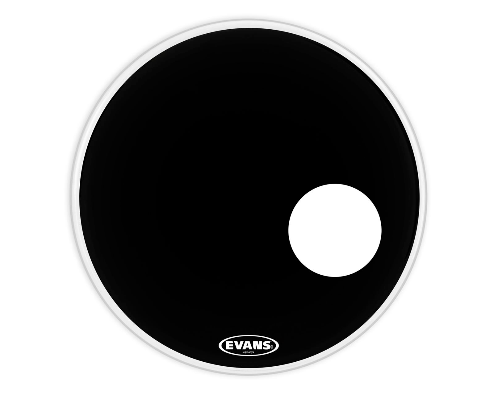 Parche de Batería Evans para Bombo de 20 Bd20ronx color Negro