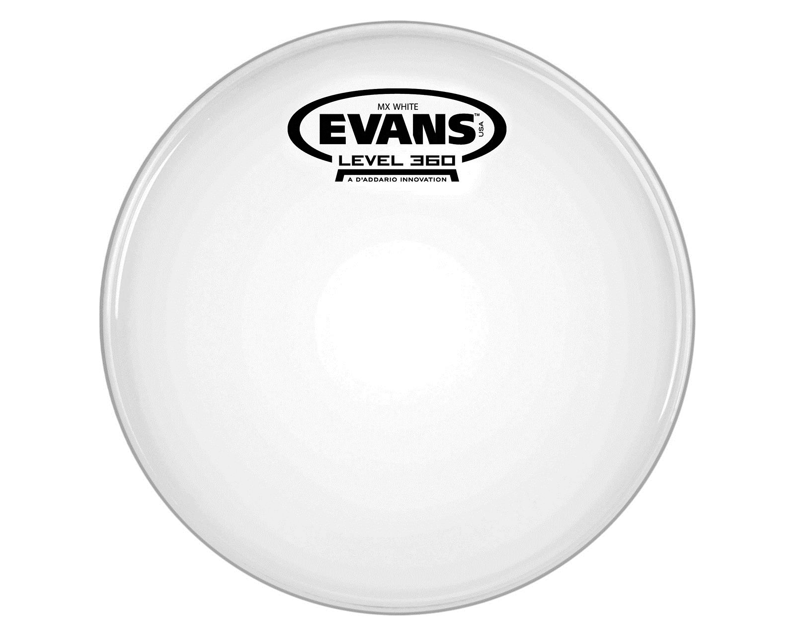 Parche De Batería Evans Para Tenor De 10 Tt10mxw Color Blanco