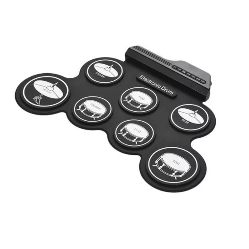 Foto 2 pulgar | Caja de Ritmos Electrónica Belug USB Batería Enrollable Negro