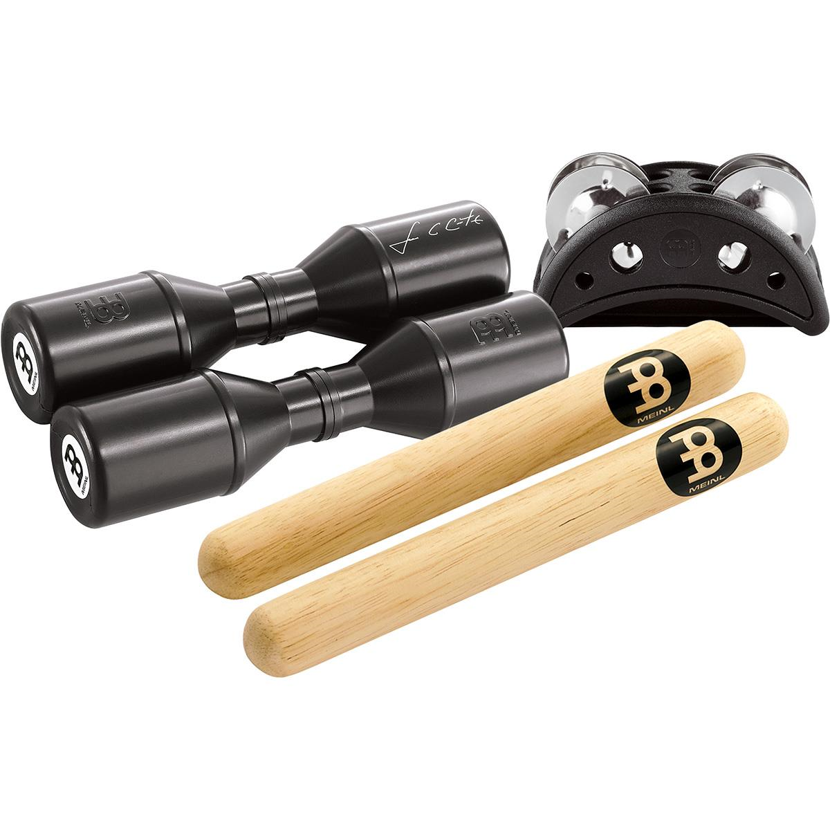 Paquete de Percusiones Meinl Pp-1 Shaker Claves Pandero