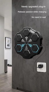 Foto 4 | Máquina De Música Para Entrenamiento De Boxeo Con Guantes De Piel Sintética Para Adultos - Venta Internacional.