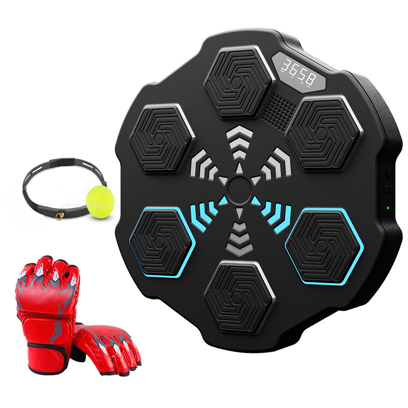 Máquina De Música Para Entrenamiento De Boxeo Con Guantes De Piel Sintética Para Adultos - Venta Internacional.