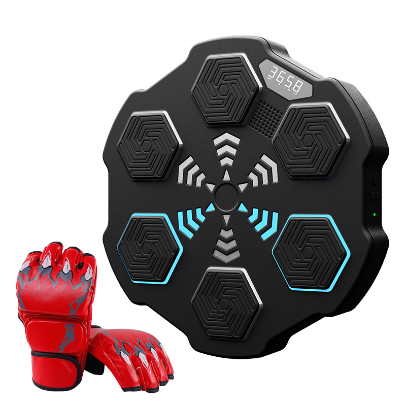 Máquina De Música Para Entrenamiento De Boxeo Con Guantes De Piel Sintética Para Adultos - Venta Internacional.