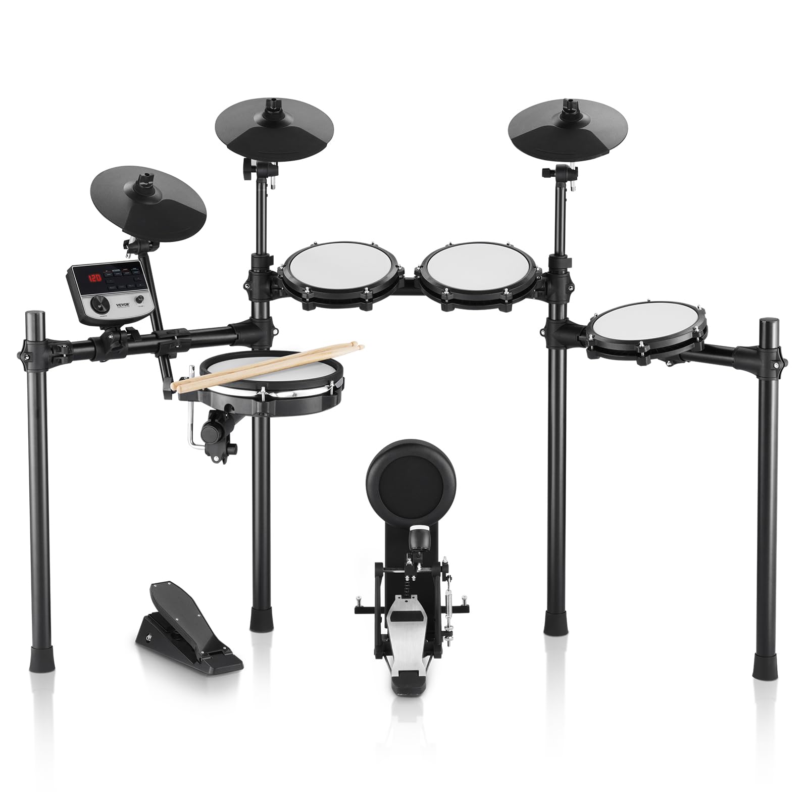 Foto 1 | Batería Eléctrica Vevor 32 Kits De Batería 480 Sonidos Usb Midi - Venta Internacional.