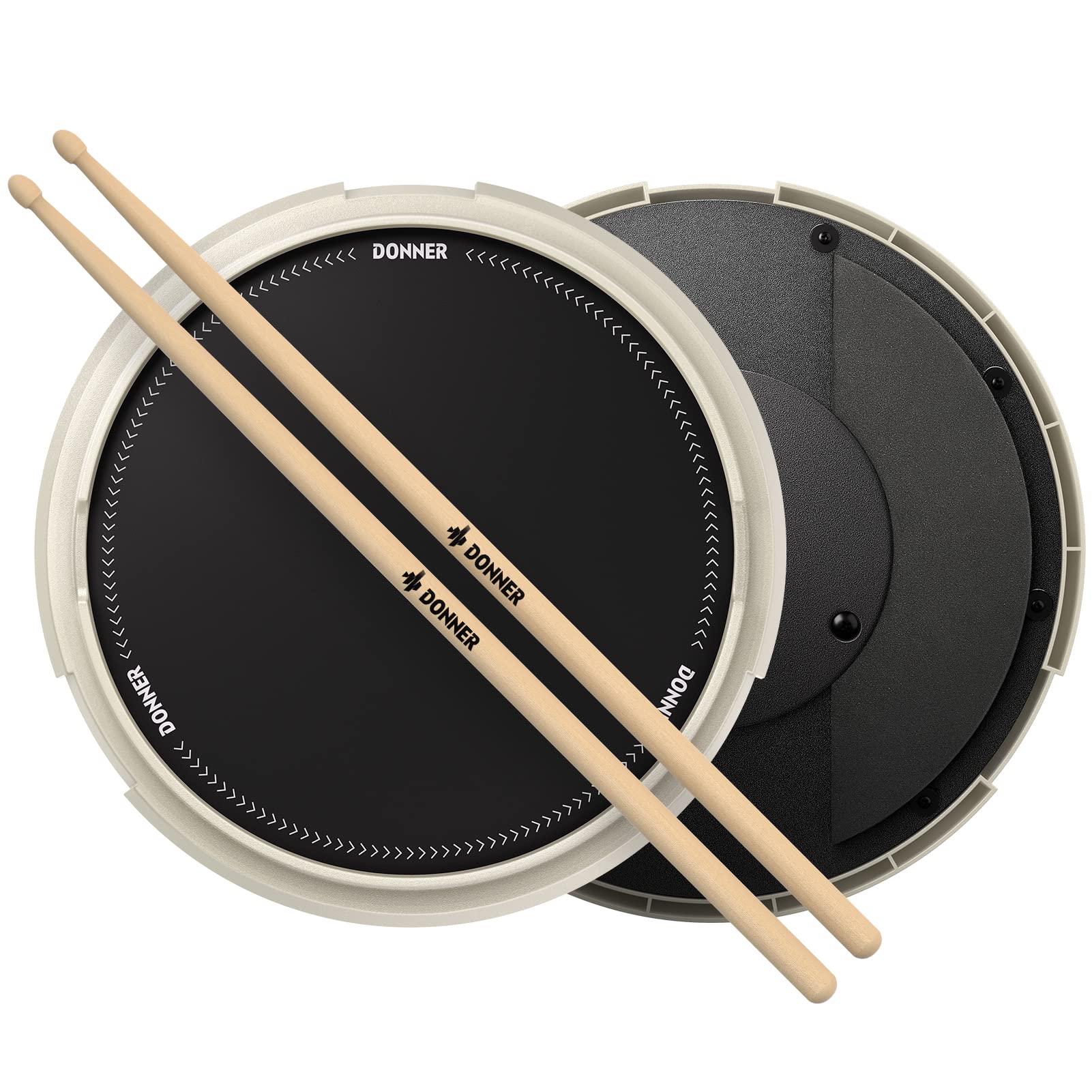 Foto 2 pulgar | Drum Practice Pad Donner Drummer Con Simulación De Caja De 12 Pulgadas - Venta Internacional.