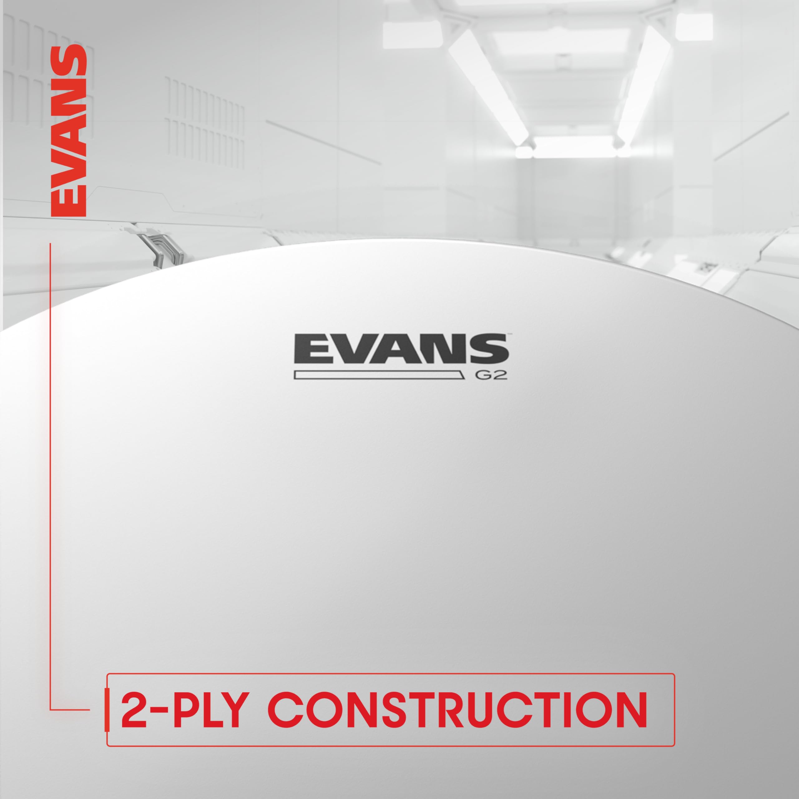 Foto 4 | Drum Heads Evans G2 Coated Rock Tompack (25 Cm, 30 Cm, 40 Cm) - Venta Internacional.