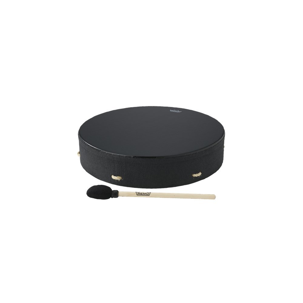 Foto 1 | Tambor Buffalo Remo Black Earth 16 Con Mango De Cuerda Y Mazo - Venta Internacional.