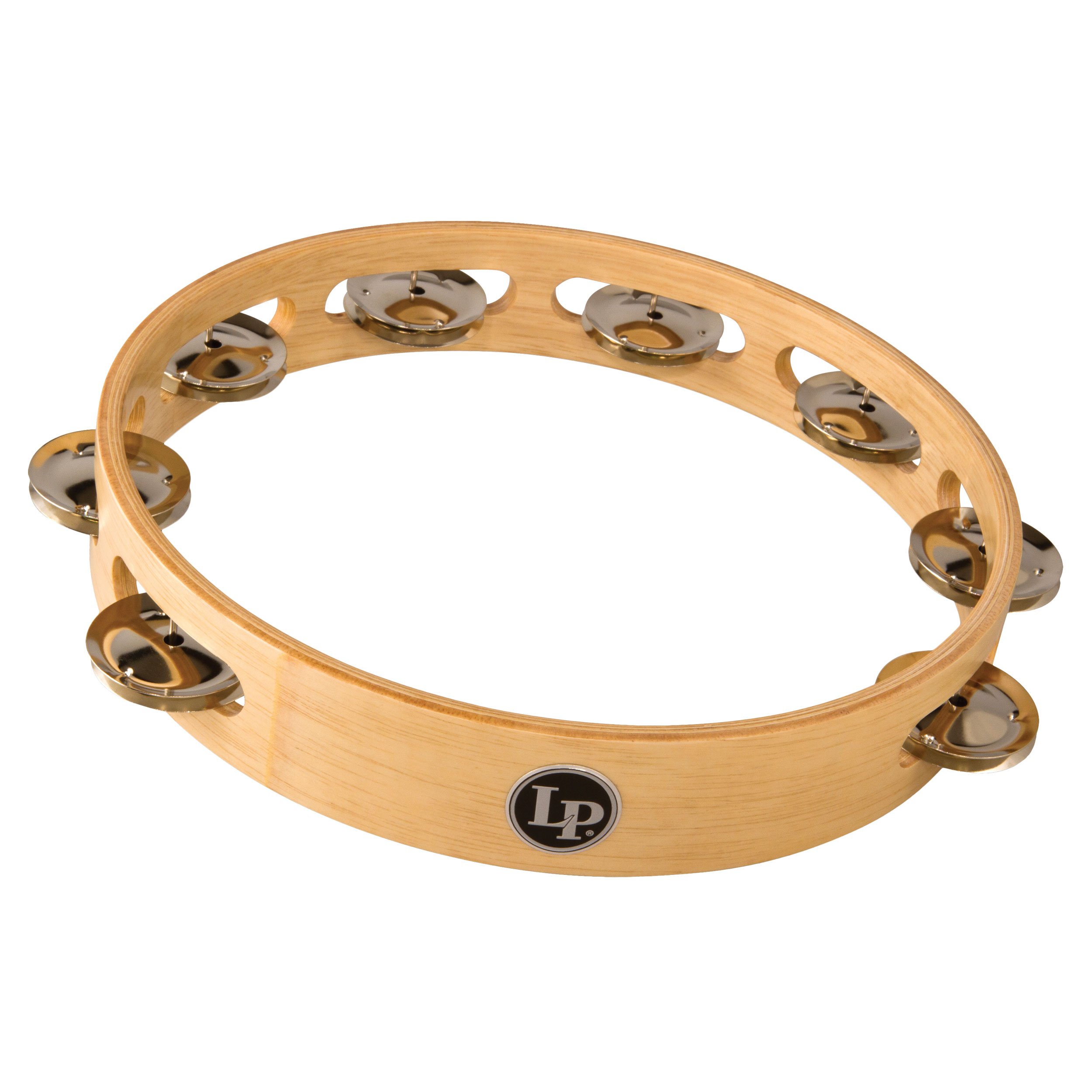 Tambourine Latin Percussion Lp380a Lp De Una Sola Fila, Níquel-plata - Venta Internacional.