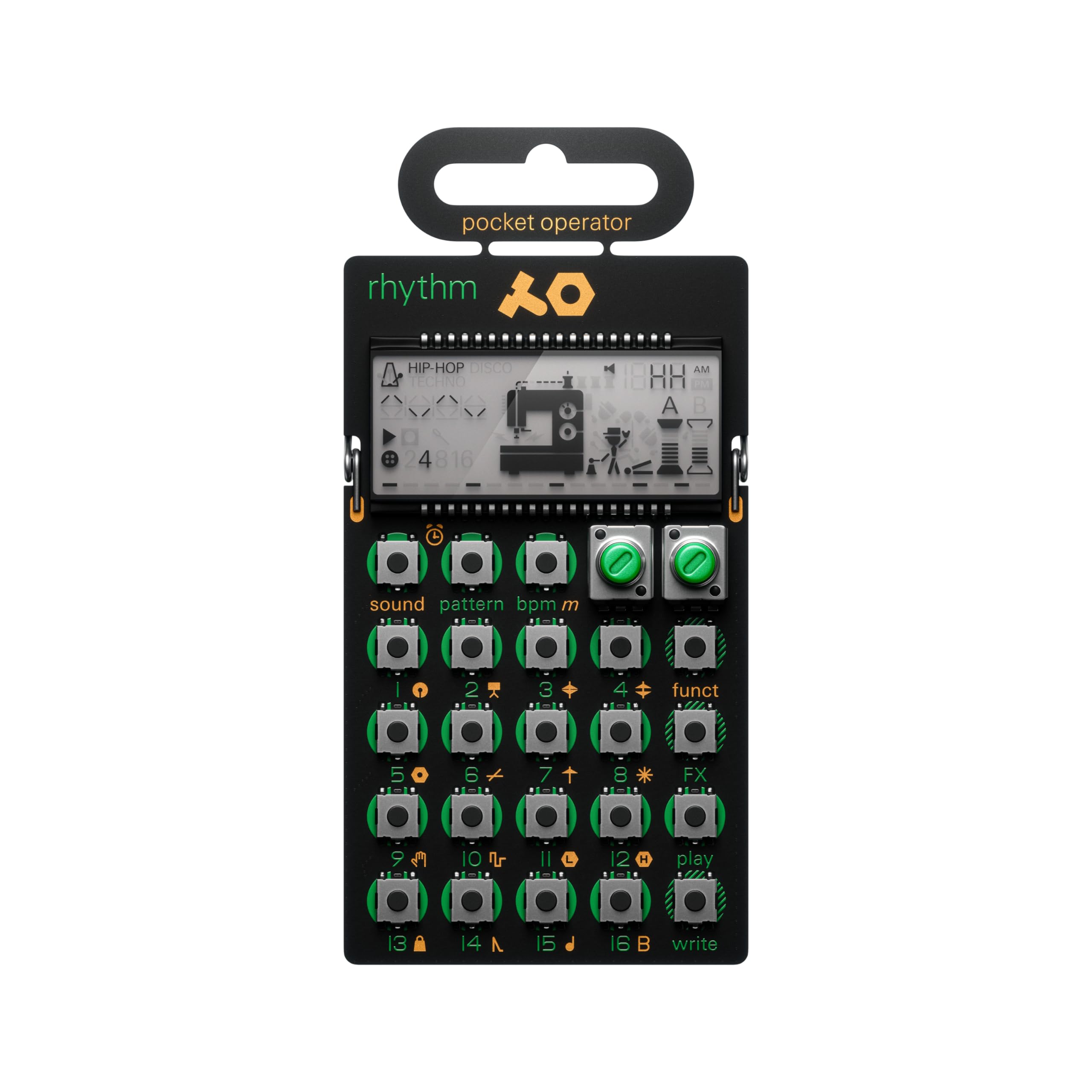 Foto 1 | Drum Machine, Ingeniero Adolescente, Operador De Bolsillo Po-12 Rhythm - Venta Internacional.