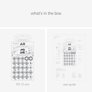 Foto 4 | Drum Machine, Ingeniero Adolescente, Operador De Bolsillo Po-12 Rhythm - Venta Internacional.