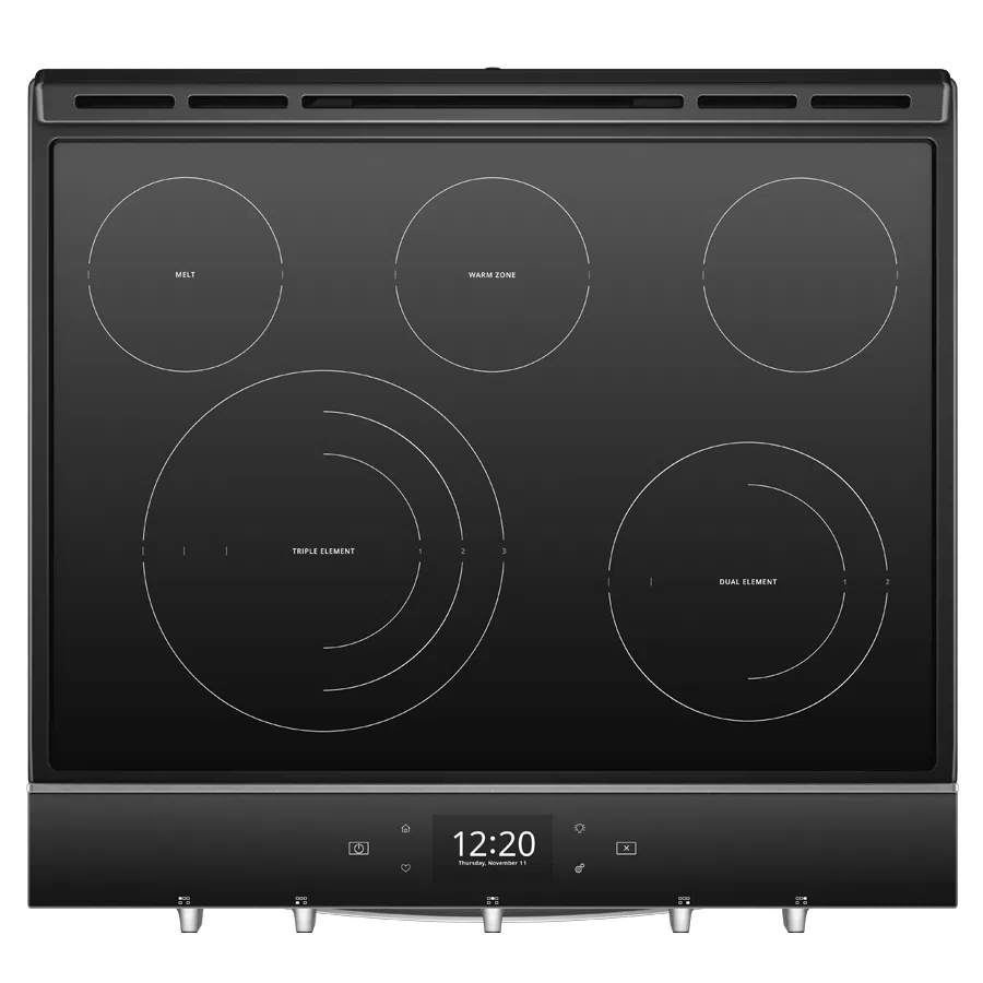 Foto 4 | Estufa Whirlpool Smart Appliance Al Piso Eléctrica 30'' Con Air Fry