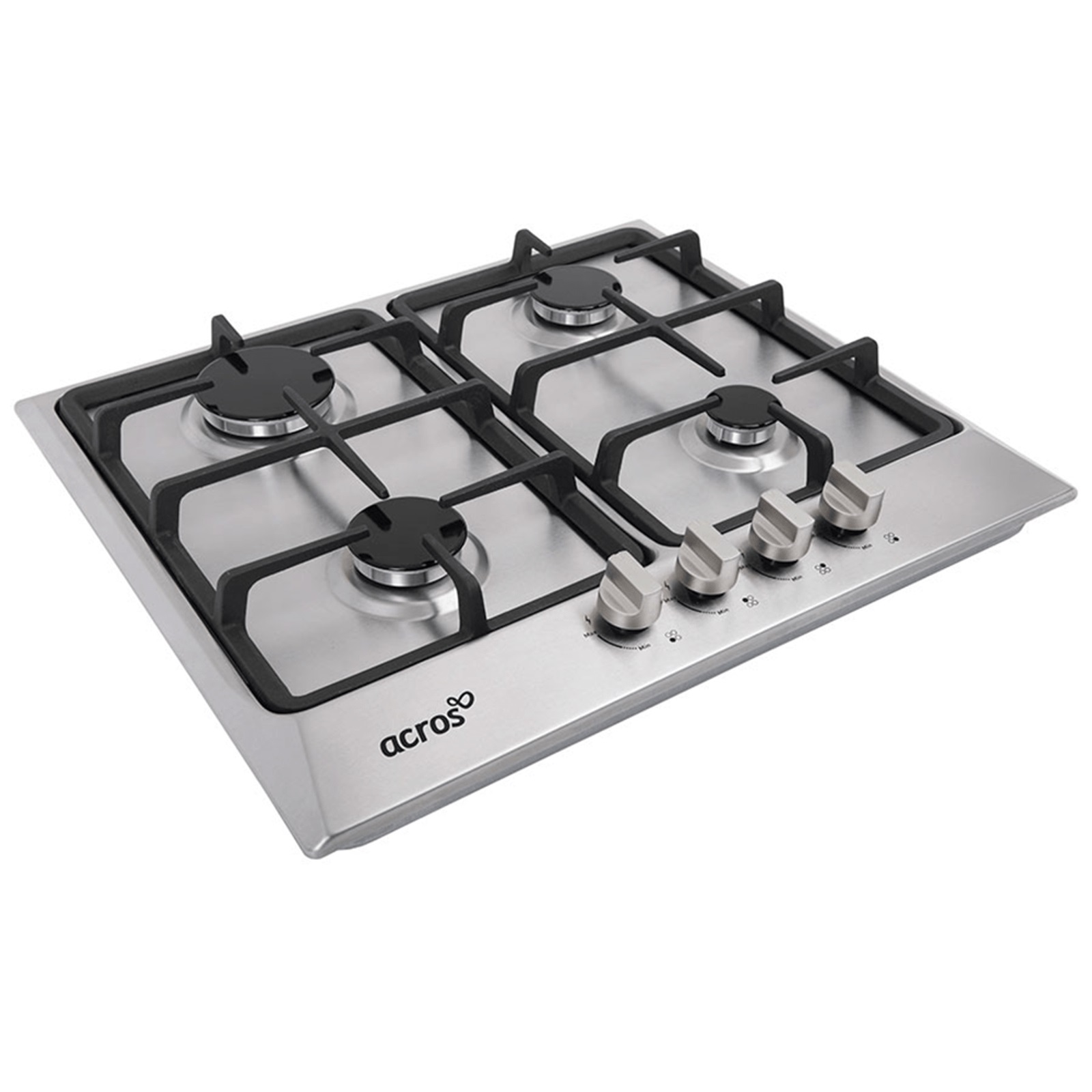 Foto 4 pulgar | Parrilla Empotrable Premium 4 Quemadores AP2420S Acros 60 Cm color Plata