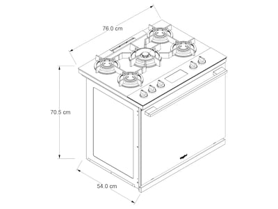 Foto 6 | Estufa Whirlpool Gas On Glass Empotrable 30” Wer9100s
