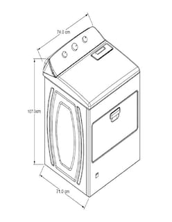 Foto 6 | Secadora Whirlpool 7mwgd1730jq 17 Kg