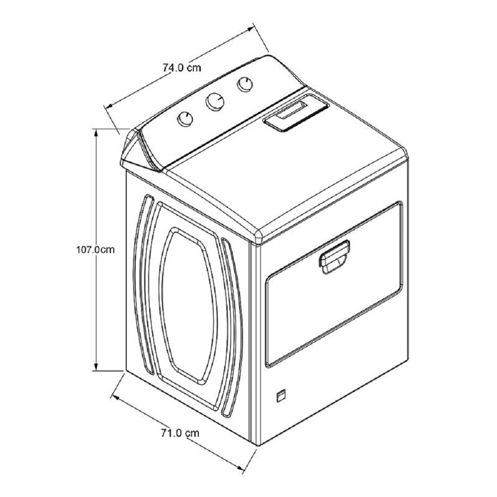 Foto 7 pulgar | Secadora Whirlpool 19 kg Blanca